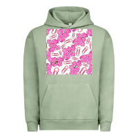 Pigment Oil Green floral school seamless pattern Urban Hoodie - BundleAndBundleShop