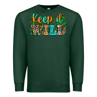 Sports Green keep it wild Premium Sweatshirt - Zillion Design Studio