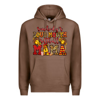 Chestnut somebody's loud mouth softball mama Premium Hoodie - Jasminsmagicworld