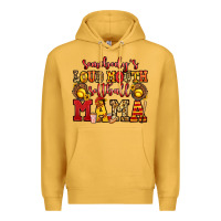 Mustard somebody's loud mouth softball mama Premium Hoodie - Jasminsmagicworld