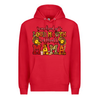 Red somebody's loud mouth softball mama Premium Hoodie - Jasminsmagicworld