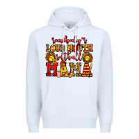 White somebody's loud mouth softball mama Premium Hoodie - Jasminsmagicworld