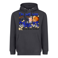 Smoke i'm just here for the snacks #basketball brother Heavyweight Hoodie - Zillion Design Studio