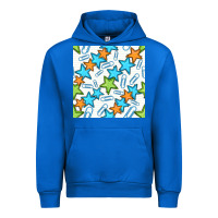 Cobalt stars school seamless pattern Urban Hoodie - BundleAndBundleShop