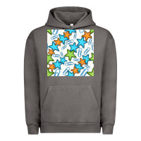 Stars School Seamless Pattern Urban Hoodie | Teevron