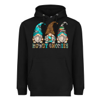 Black howdy gnomies Heavyweight Hoodie - Zillion Design Studio