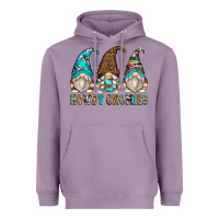 Lavender howdy gnomies Heavyweight Hoodie - Zillion Design Studio
