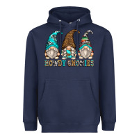 Navy howdy gnomies Heavyweight Hoodie - Zillion Design Studio