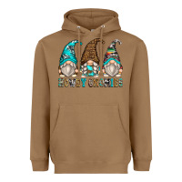 Toasted Coconut howdy gnomies Heavyweight Hoodie - Zillion Design Studio