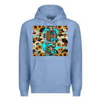 Colony Blue faith Premium Hoodie - JahusDesignShop