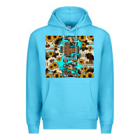 Ocean Blue faith Premium Hoodie - JahusDesignShop