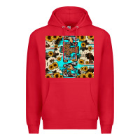Red faith Premium Hoodie - JahusDesignShop