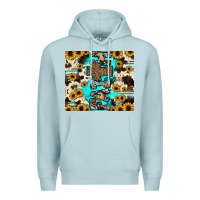 Blue Mist faith Premium Hoodie - JahusDesignShop
