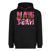 Black nail tech Heavyweight Hoodie - texasbilliewilder