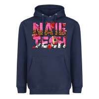 Navy nail tech Heavyweight Hoodie - texasbilliewilder