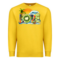 Lemon love kiwi summer Premium Sweatshirt - texasbilliewilder