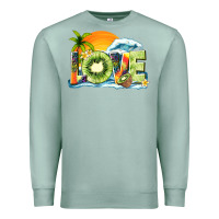 Seafoam love kiwi summer Premium Sweatshirt - texasbilliewilder