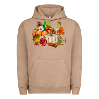 Pigment Burro pumpkins daisies and fall leaf's ado Urban Hoodie - AdoDesignShop
