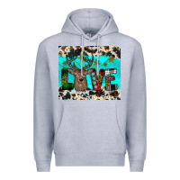 Heather Grey christmas love Premium Hoodie - JahusDesignShop