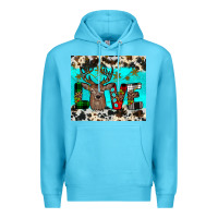Ocean Blue christmas love Premium Hoodie - JahusDesignShop