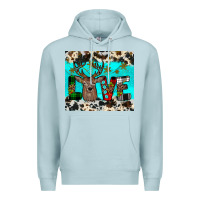 Blue Mist christmas love Premium Hoodie - JahusDesignShop