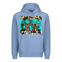 Colony Blue christmas love Premium Hoodie - JahusDesignShop