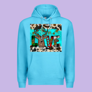 Christmas Love Premium Hoodie Designed By Jahusdesignshop