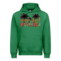 Emerald mom bod summer with palms Urban Hoodie - Artiststas