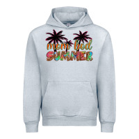 Heather Grey mom bod summer with palms Urban Hoodie - Artiststas