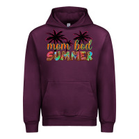 Mauve Wine mom bod summer with palms Urban Hoodie - Artiststas