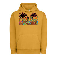 Pigment Peanut Butter mom bod summer with palms Urban Hoodie - Artiststas
