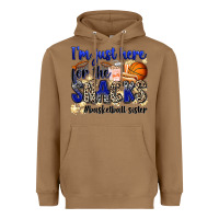 Toasted Coconut i'm just here for the snacks #basketball sister Heavyweight Hoodie - Zillion Design Studio