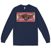 Navy danchshund mom license plate template Long Sleeve Tee - BarkalooDesign