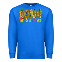 True Royal love summer with pineapple Premium Sweatshirt - texasbilliewilder