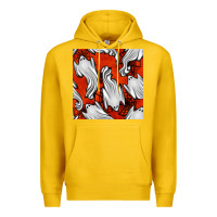 Lemon flying ghosts seamless pattern Premium Hoodie - BundleAndBundleShop