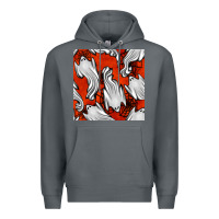 Rock flying ghosts seamless pattern Premium Hoodie - BundleAndBundleShop