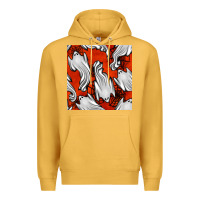 Mustard flying ghosts seamless pattern Premium Hoodie - BundleAndBundleShop