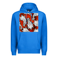 True Royal flying ghosts seamless pattern Premium Hoodie - BundleAndBundleShop