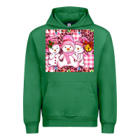 Emerald pink snowgirls Urban Hoodie - AdoDesignShop