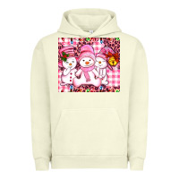 Pigment Pistachio pink snowgirls Urban Hoodie - AdoDesignShop
