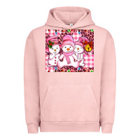 Pigment Salmon pink snowgirls Urban Hoodie - AdoDesignShop
