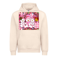 Sandshell pink snowgirls Urban Hoodie - AdoDesignShop