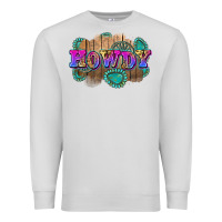 Dove Grey howdy Premium Sweatshirt - Zillion Design Studio