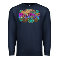 Navy howdy Premium Sweatshirt - Zillion Design Studio