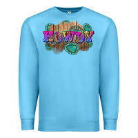 Ocean Blue howdy Premium Sweatshirt - Zillion Design Studio