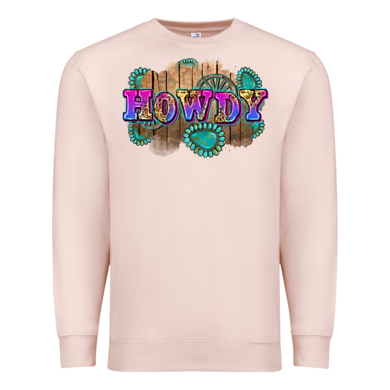 Howdy Premium Sweatshirt by Zillion Design Studio | Teevron