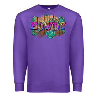 Purple howdy Premium Sweatshirt - Zillion Design Studio
