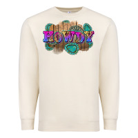Sandshell howdy Premium Sweatshirt - Zillion Design Studio