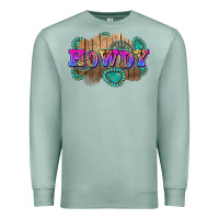 Seafoam howdy Premium Sweatshirt - Zillion Design Studio