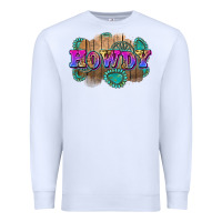 White howdy Premium Sweatshirt - Zillion Design Studio